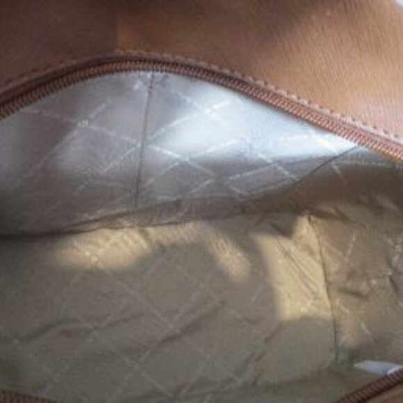 M Kors LARGE Jet Set Travel Tote Leather Trim NWOT - Picture 6 of 10